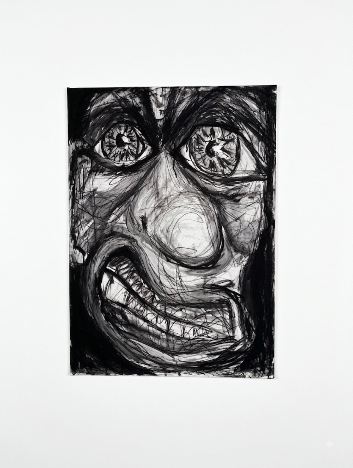 “Stuck in darkness” painting